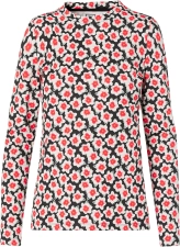 Jonathan Cohen Ponte Top, S, Red Floral