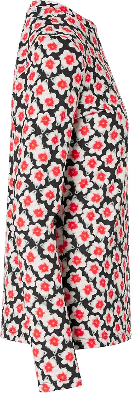 Jonathan Cohen Ponte Top, S, Red Floral
