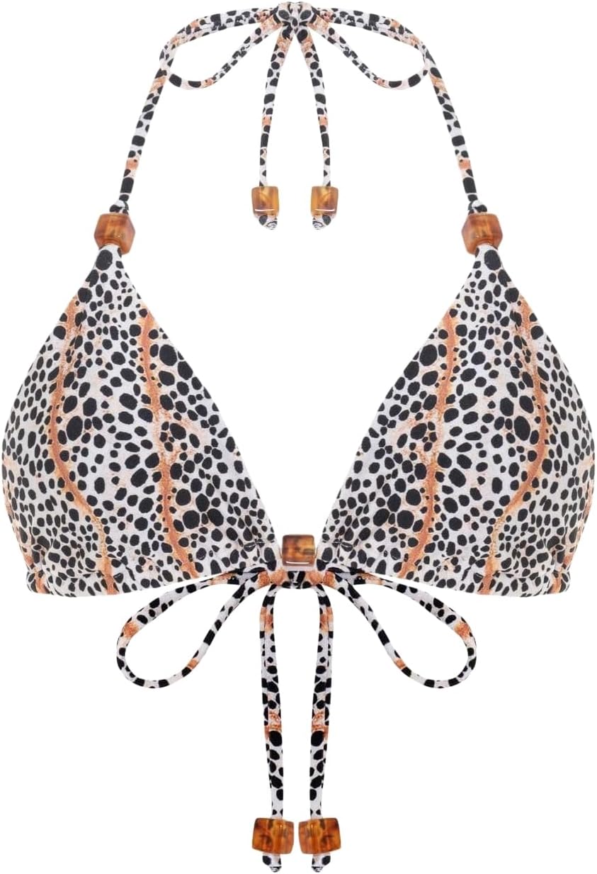 PatBO Speckled Poa Lace Bikini Top