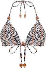 PatBO Speckled Poa Lace Bikini Top