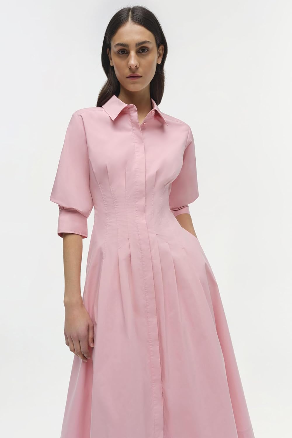 SIMKHAI Jazz Cotton Midi Dress