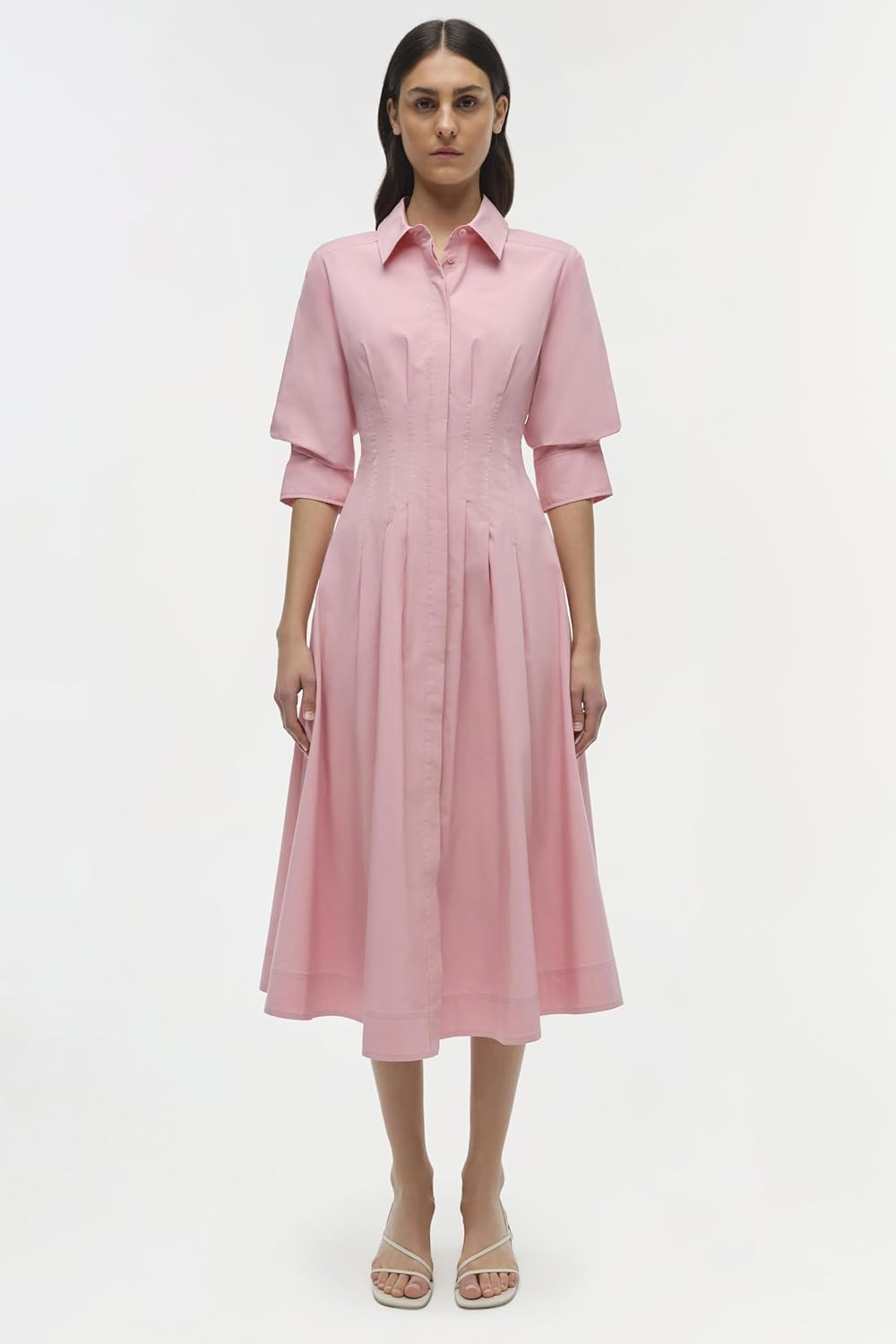 SIMKHAI Jazz Cotton Midi Dress