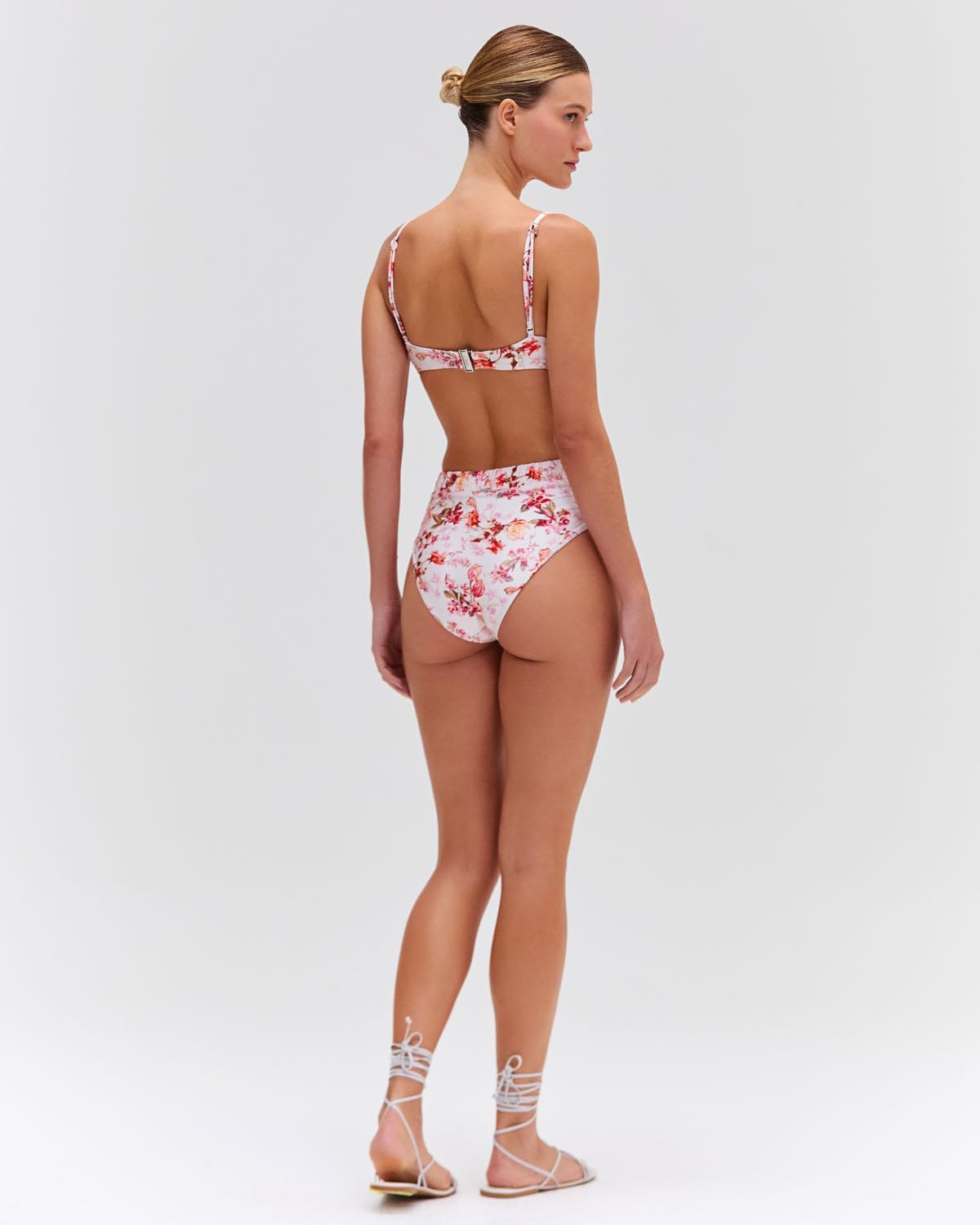 PatBO Floral Haze High Leg Bikini Bottom