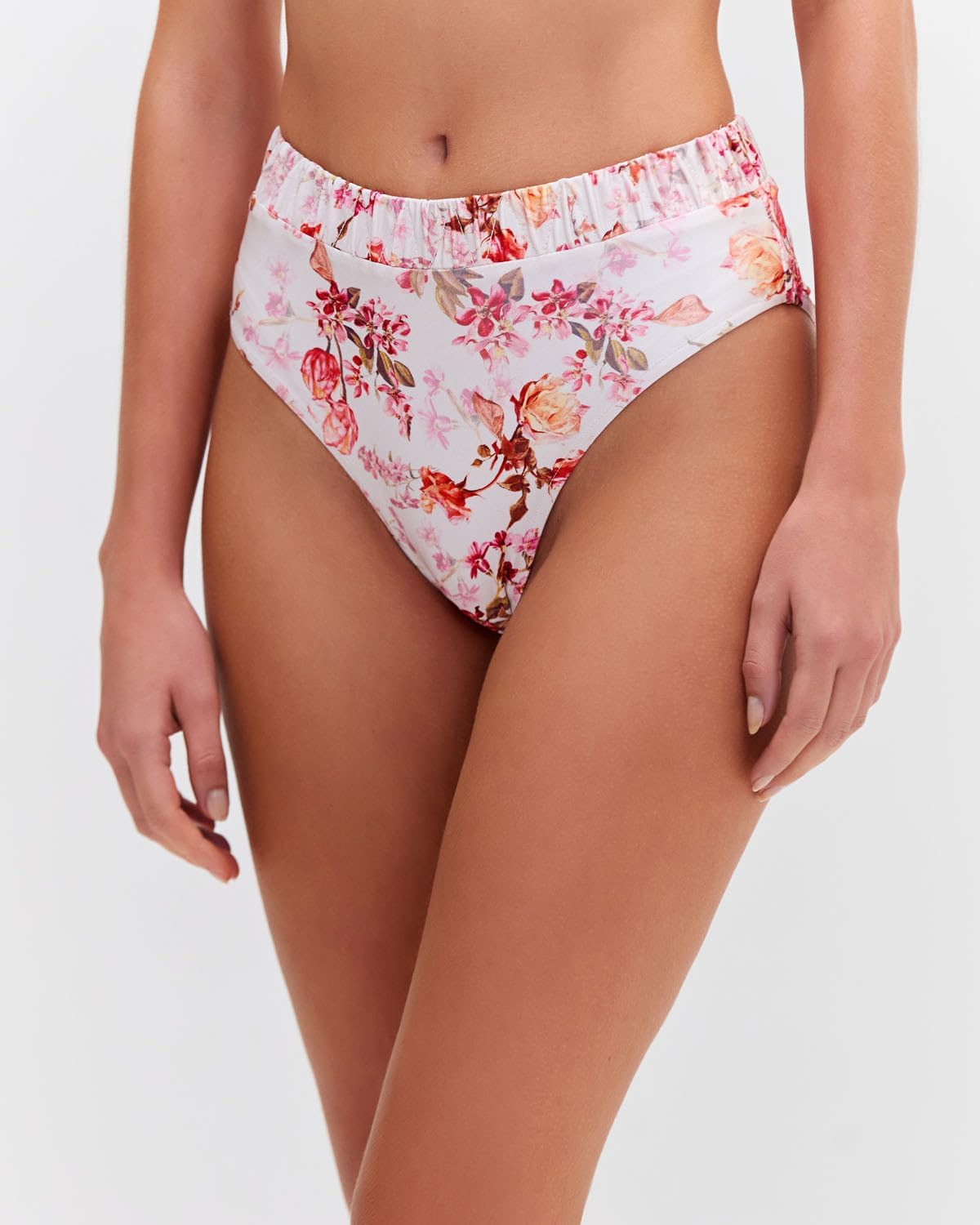 PatBO Floral Haze High Leg Bikini Bottom