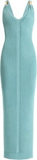 HERVE LEGER Medium Atlantic Dress Blue Ocean Color Cocktail Night Outfit