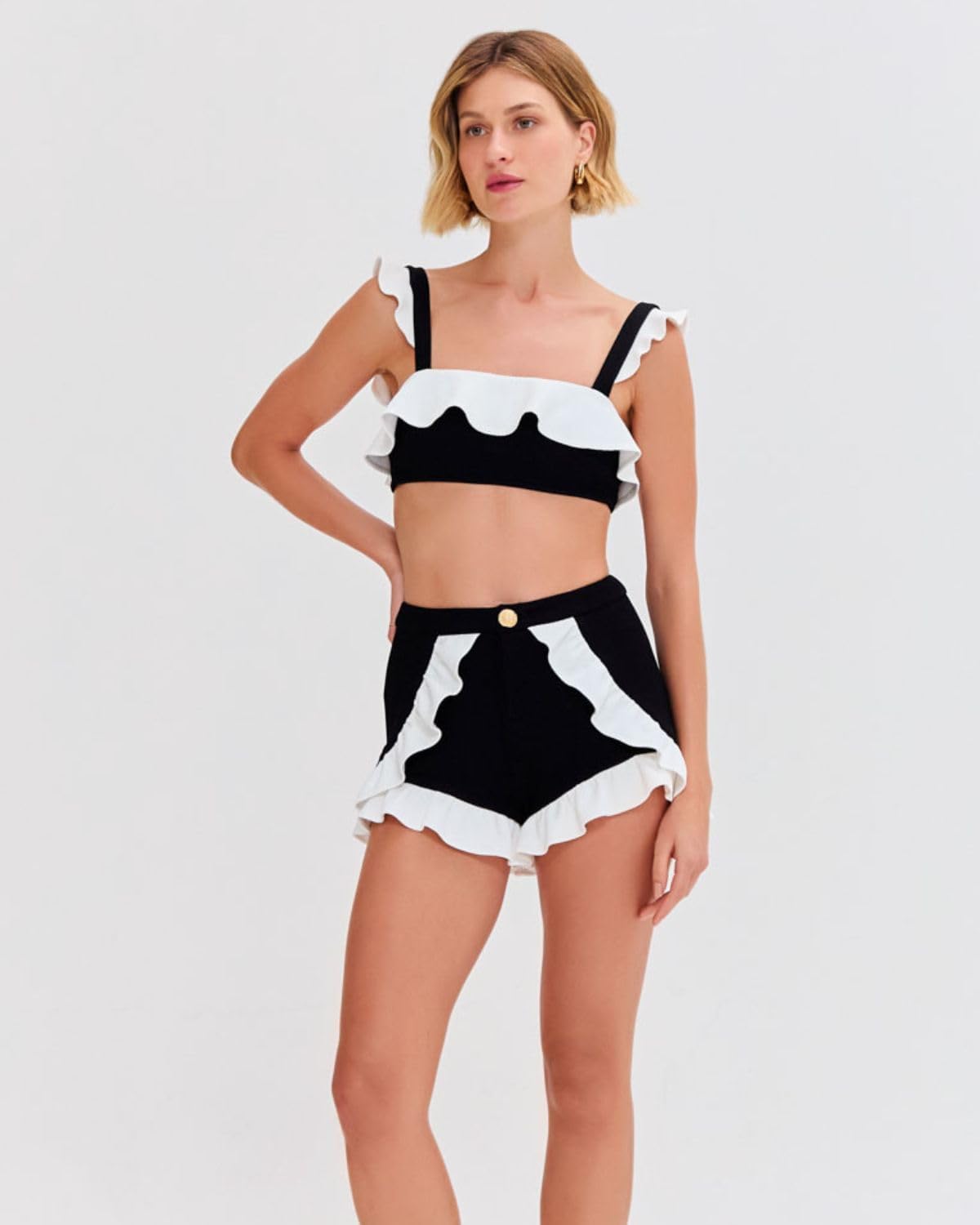 PatBO Merian Knit Short