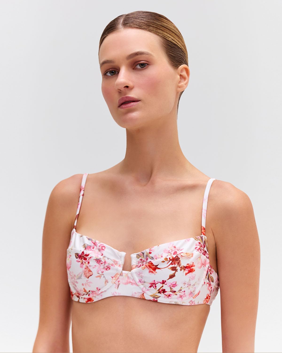PatBO Floral Haze Underwire Bikini Top