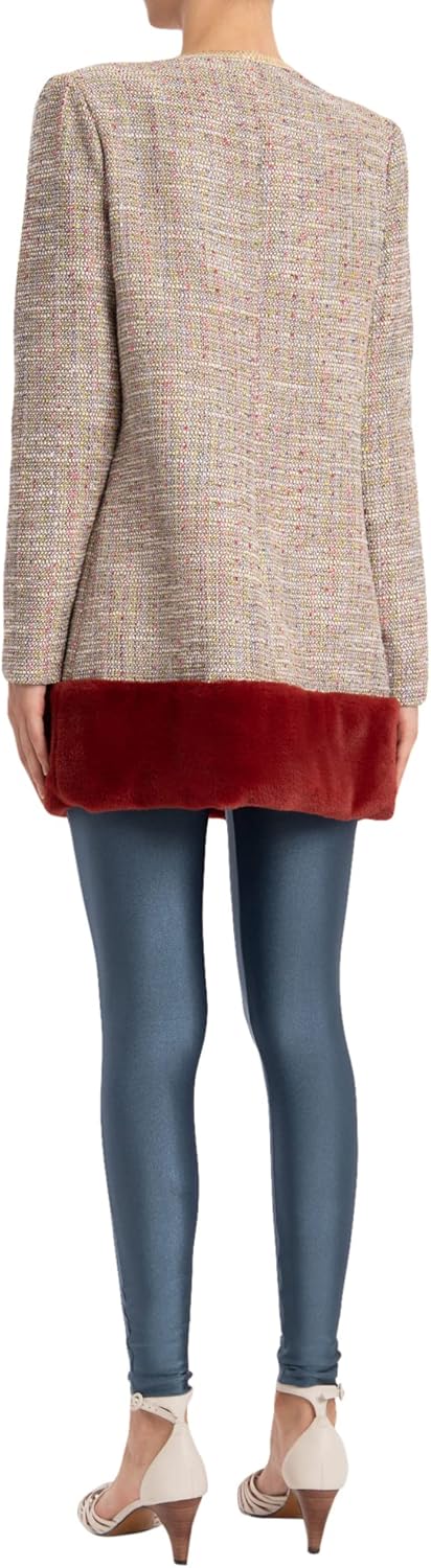 ADRIANA DEGREAS Tweed Coat