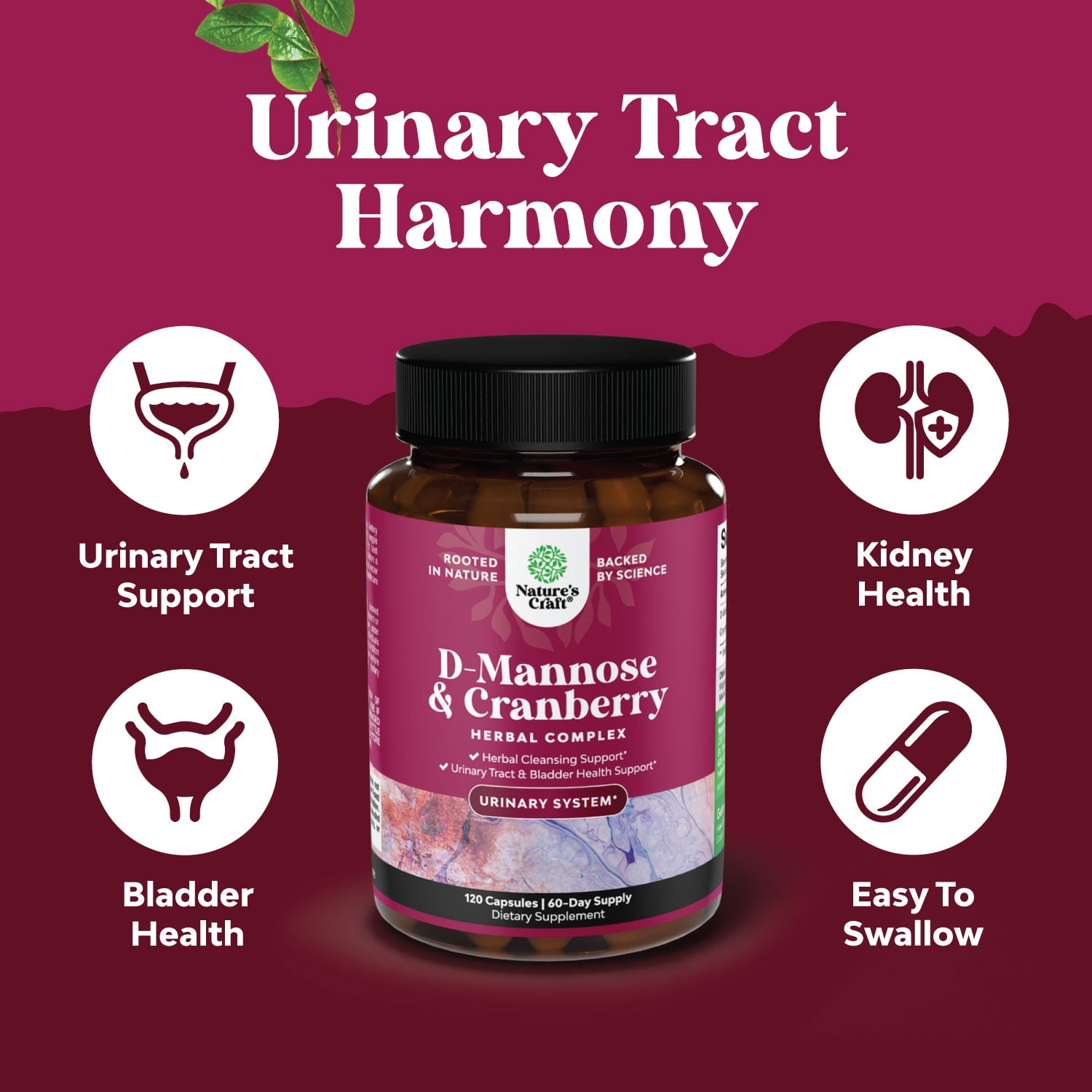 D-MANNOSE NATURES CRAFT DMANNOSE CRAN DEFENSE 1000MG MANNOSE POWDER KIDNEY CLEANSE LIVER SUPPORT URINARY TRACT HEALTH
