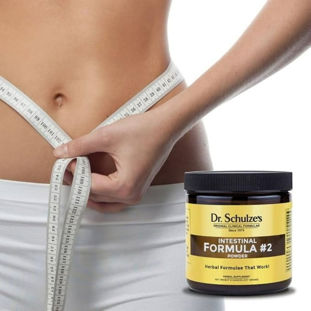 Dr Schulze's Intestinal Formula #2 Colon Cleanse Detox Herbal Supplement 8 oz Jar - Remove Toxins Poisons