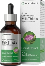 Horbaach Milk Thistle Extract 2 oz Vegetarian Alcohol