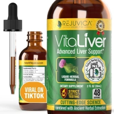 Rejuvica Health VitaLiver Liver Support Supplement with Milk Thistle and Artichoke 2 fl Oz