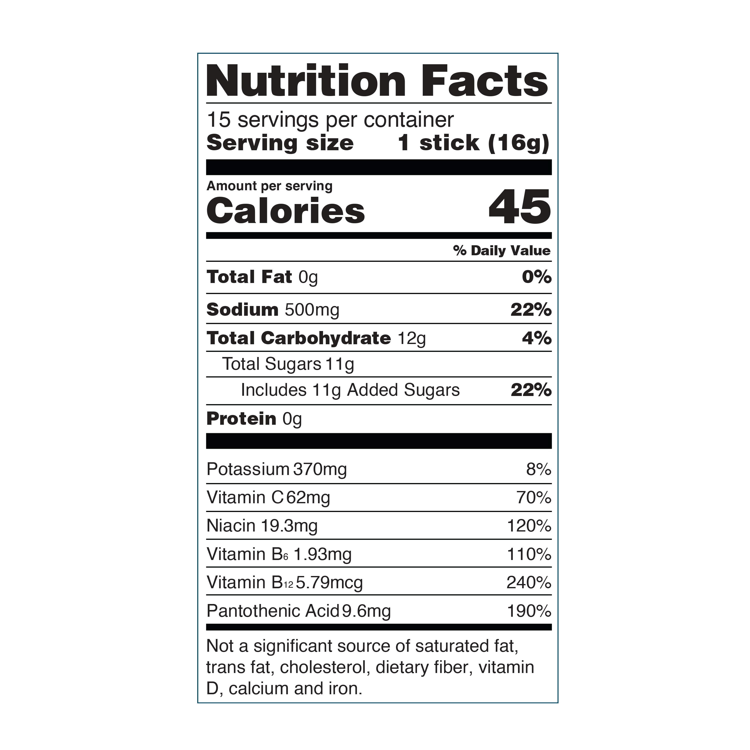 Liquid I.V. Punch Hydration Multiplier Powdered Electrolyte Drink Mix Pack - 15 Count