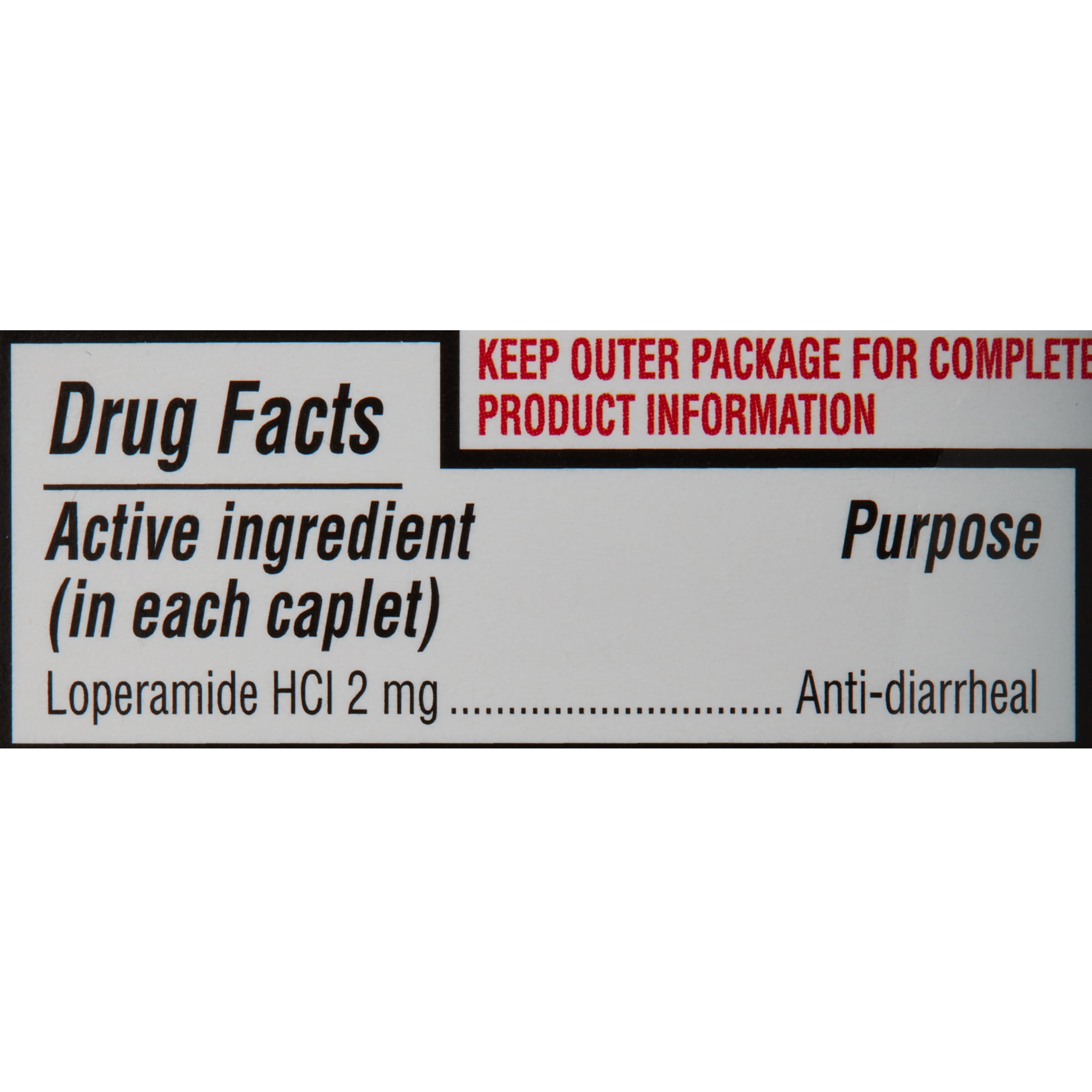 Equate Loperamide Tablets 2 mg 24 Count for Diarrhea Treatment