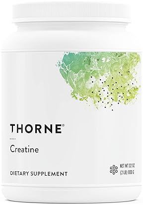 THORNE Creatine Monohydrate Amino Acid Powder Muscle Energy Cognitive Function Gluten-Free Keto NSF Certified Sport 32 Oz 180 Servings