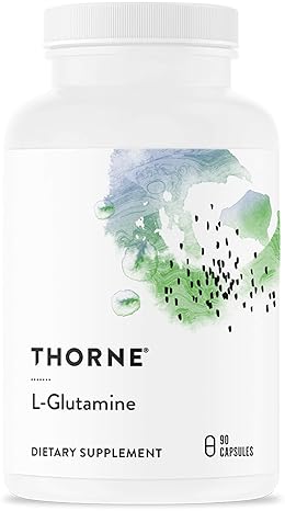 THORNE L-Glutamine Amino Acid Supplement GI Health Immune Function 90 Capsules
