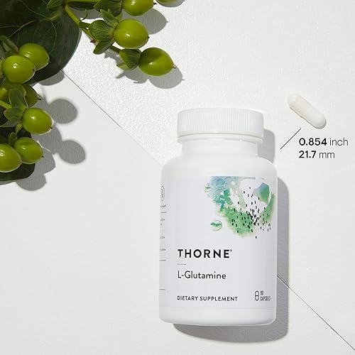 THORNE L-Glutamine Amino Acid Supplement GI Health Immune Function 90 Capsules