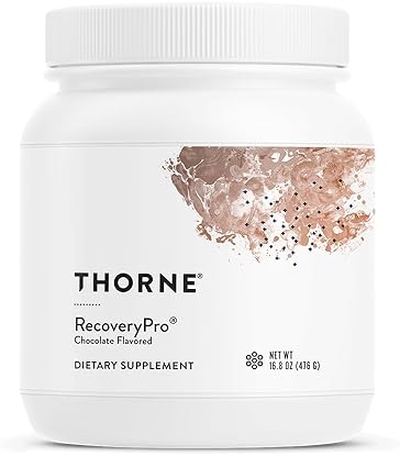 THORNE RECOVERYPRO WHEY PROTEIN MUSCLE RECOVERY SUPPLEMENT FOR NUTRITION WORKOUT PERFORMANCE SLEEP NSF CERTIFIED SPORT 12 SERVINGS 16.7 OZ