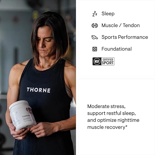 THORNE RECOVERYPRO WHEY PROTEIN MUSCLE RECOVERY SUPPLEMENT FOR NUTRITION WORKOUT PERFORMANCE SLEEP NSF CERTIFIED SPORT 12 SERVINGS 16.7 OZ