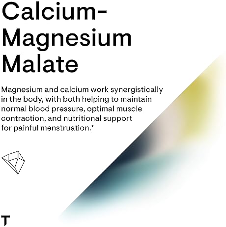 Thorne Calcium Magnesium Malate Gluten Free Supplement Bone Health Muscle Fatigue 240 Capsules