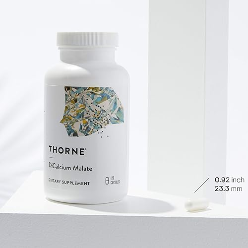 Thorne Calcium Formerly DiCalcium Malate Chelated Calcium DimaCal Bone Density Support 120 Capsules
