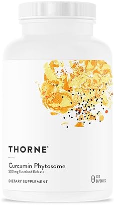 THORNE CURCUMIN PHYTOSOME 500MG MERIVA SUSTAINED RELEASE HIGH ABSORPTION JOINTS MUSCLE 120 CAPSULES
