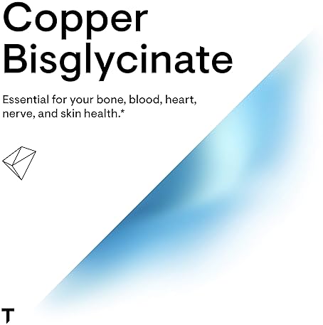 THORNE COPPER BISGLYCINATE WELL ABSORBED TRACE MINERAL SUPPLEMENT 60 CAPSULES