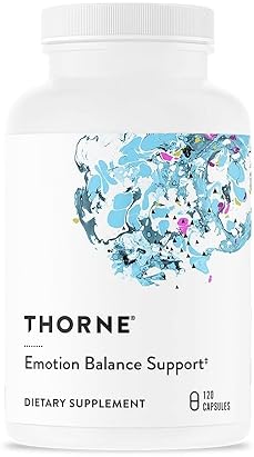 THORNE Emotion Balance Support Botanical Supplement for Positivity and Stress Management 120 Capsules