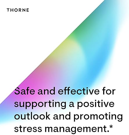THORNE Emotion Balance Support Botanical Supplement for Positivity and Stress Management 120 Capsules