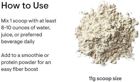 THORNE FIBERMEND PREBIOTIC FIBER POWDER FOR REGULARITY AND BALANCED GUT FLORA 11.6 OZ
