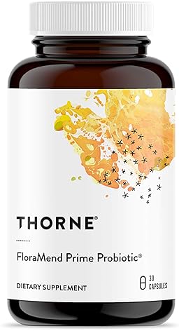 THORNE FLORAMEND PRIME PROBIOTIC SHELF STABLE STOMACH ACID RESISTANT BLEND 30 CAPSULES