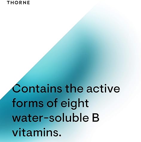 THORNE B-Complex 12 Vitamin B Complex Active B12 Folate 60 Capsules