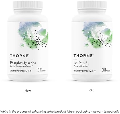 THORNE Phosphatidylserine Iso-Phos Cortisol Brain Function Support 60 Capsules
