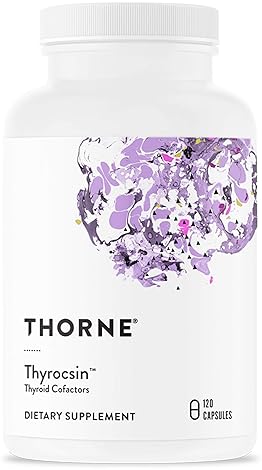 THORNE Thyrocsin Thyroid Cofactors Support 120 Capsules for Optimal Thyroid Function
