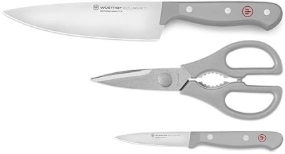 Wusthof Gourmet Grey 3 Piece Prep Set