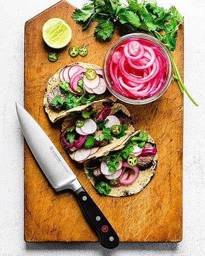 WUSTHOF Classic 8 Inch Chefs Knife Black Color Premium Quality Kitchen Tool for Cooking