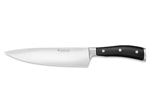 WUSTHOF Classic IKON 8 Inch Chefs Knife Black