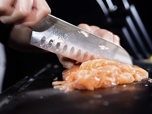 Wusthof Classic IKON 2 Piece Asian Chefs Knife Set Black Color