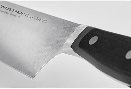 Wusthof Classic 7 Inch Asian Chefs Knife Black Color