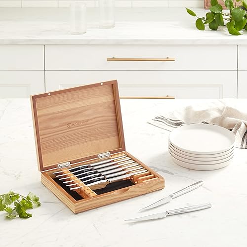WÜSTHOF 8 Piece Stainless Mignon Steak Knife Set Silver