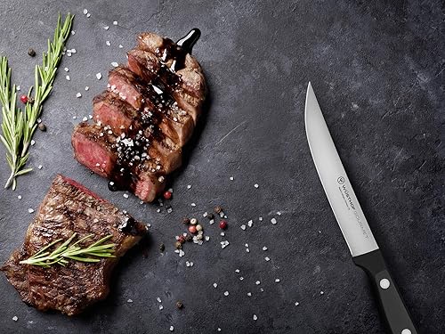Wusthof Gourmet 4 Piece Steak Knife Set Black