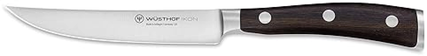 Wusthof Ikon Blackwood 4.5 Inch Steak Knife - Premium Quality Cutlery