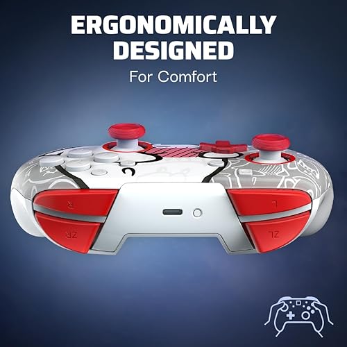 PDP REMATCH GLOW Wireless Controller Boo Hoo with Motion Nintendo Switch Nintendo Switch Lite & Nintendo Switch OLED Model