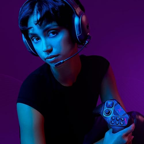 PDP Victrix Pro BFG Wireless Gaming Controller PS5 PS4 PC Modular Esports Gamepad Remappable Buttons Customizable Triggers Paddles D-Pad Fightpad PC App Black
