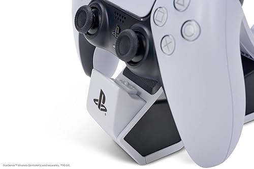PowerA Twin Charging Station Dualsense Wireless Controllers Charge Sony PlayStation PS5 Officially Licensed