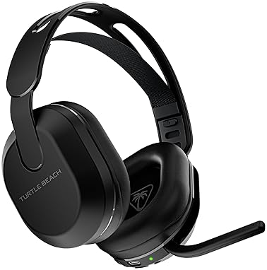 Turtle Beach Stealth 500 Wireless Gaming Headset for PS5 PS4 PC Mobile 40-Hr Battery Bluetooth Memory Foam Flip-to-Mute Mic EQ Presets Companion App Black