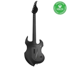 PDP RIFFMASTER Wireless Guitar Controller for Xbox Series XS Xbox One Windows 1011 PC Rock Band 4 Fortnite Festival Audio Jack Rechargeable Battery Officially Licensed by Microsoft Black