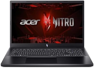 Acer Nitro V Gaming Laptop Intel Core i5-13420H NVIDIA GeForce RTX 4050 15.6" FHD IPS 144Hz 8GB DDR5 512GB Gen 4 SSD WiFi 6 Backlit KB ANV15-51-51H9