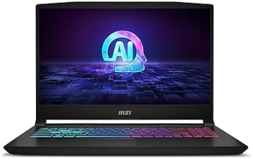 MSI Katana A15 AI 15.6 144Hz FHD Gaming Laptop Ryzen 7-8845HS NVIDIA Geforce RTX 4060 32GB DDR5 1TB NVMe SSD Cooler Boost 5 Win 11 Black B8VF-448US