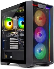 Skytech Gaming Nebula Gaming PC Desktop Intel Core i5 13400F 2.5 GHz NVIDIA RTX 4060 1TB NVME SSD 16GB DDR4 RAM 3200 600W Gold PSU 11AC Wi-Fi Windows 11 Home 64-bit Black